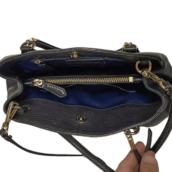 Coach Minetta Pebbled Leather Satchel Crossbody Handbag - Picture 4 of 10